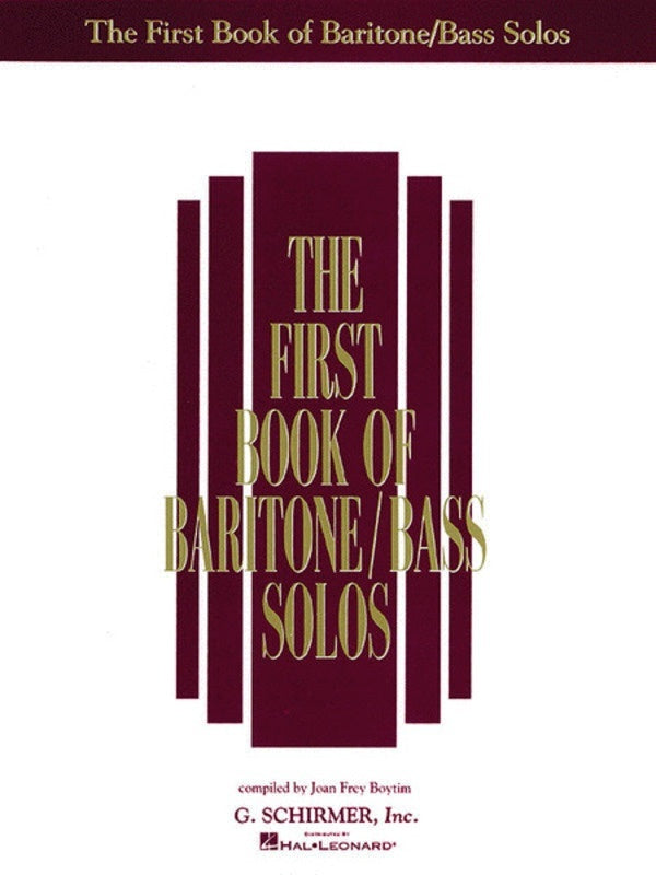 First Book Baritone/Bass Solos