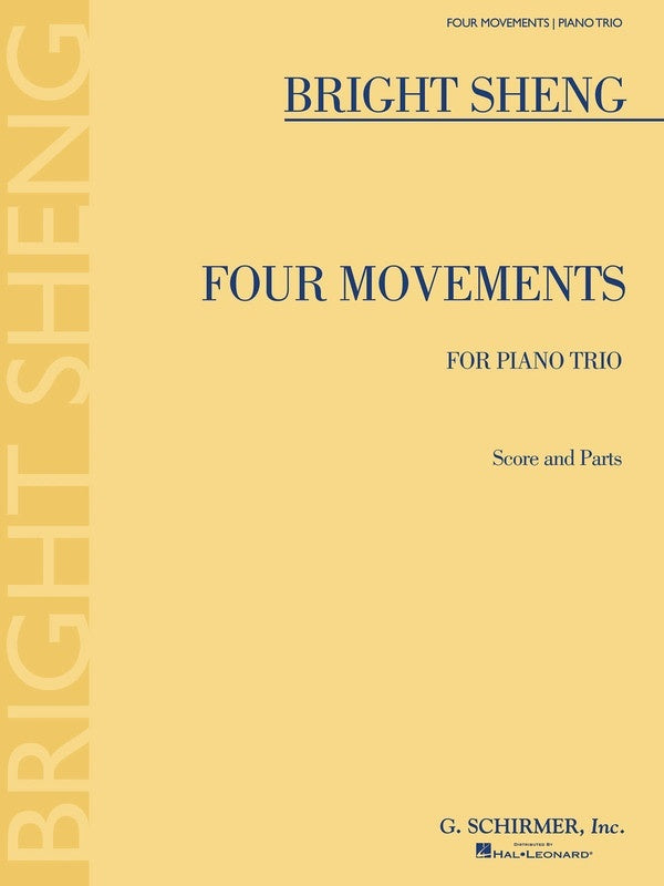 Sheng 4 Movements Piano Trio(Score/Parts)
