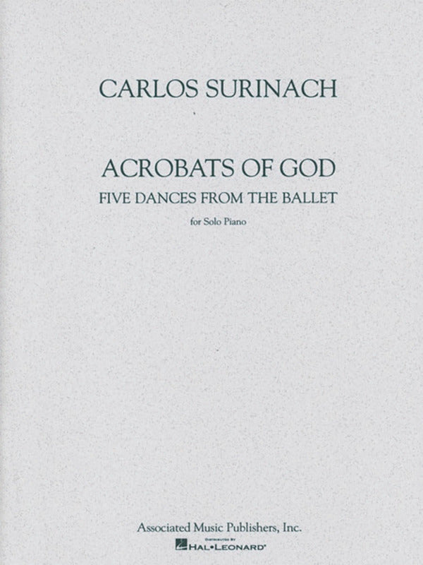 Surinach Acrobats Of God Piano Solo