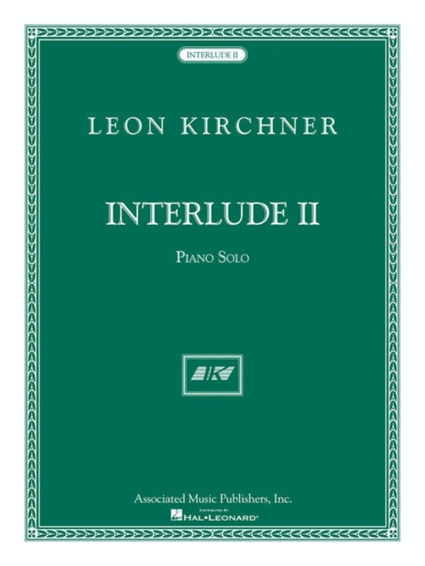 Kirchner Interlude Ii Piano Solo
