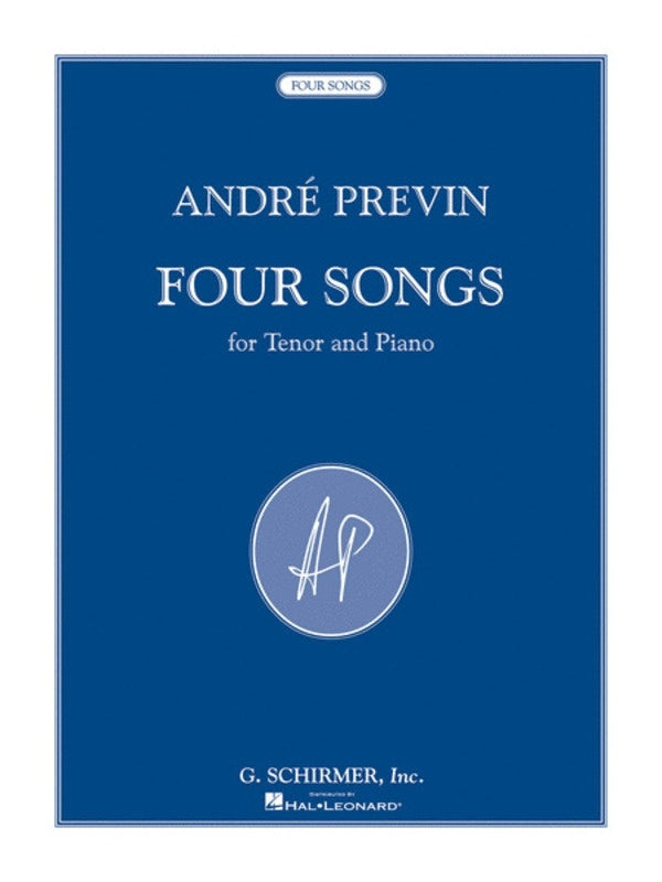 Previn 4 Songs Tenor Vce/Piano