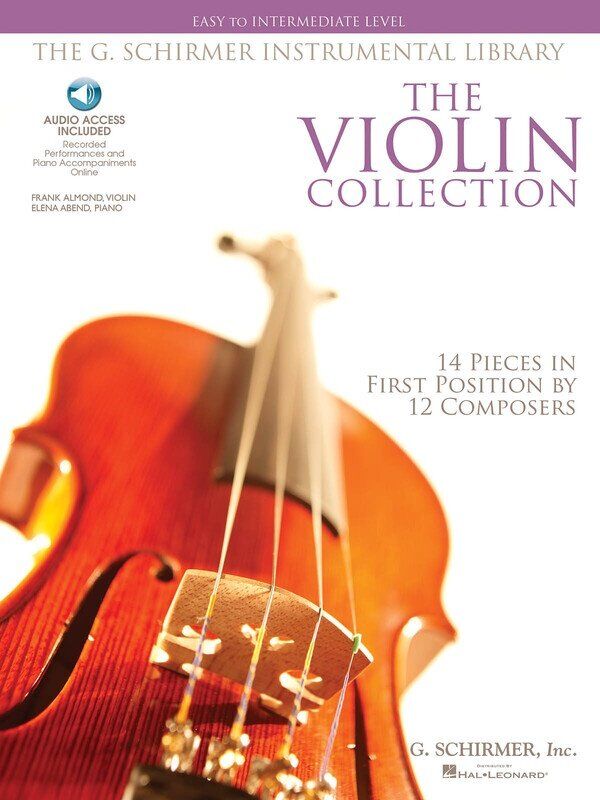 The Violin Collection Easy-Intermediate Book by G. Schirmer, 48 Pages, Online Accompaniments Available