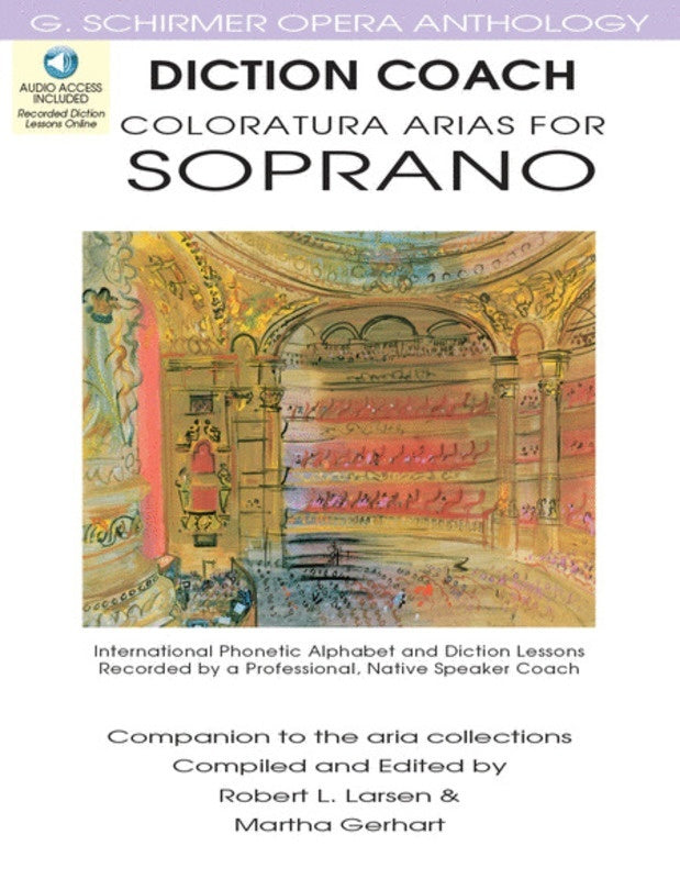 Schirmer - Coloratura Arias For Soprano Diction Coach Book/CD