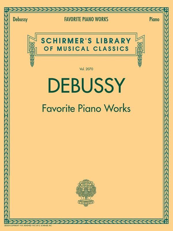 Debussy - Favorite Piano Works Collection for Piano, 242 Pages, Includes Children's Corner, Clair de Lune, Estampes, and More