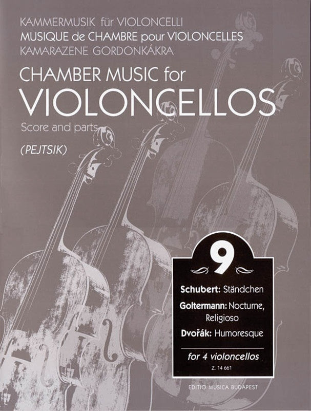Chamber Music For Violoncellos Vol 9 4 Vc Score/Parts (Softcover Book)