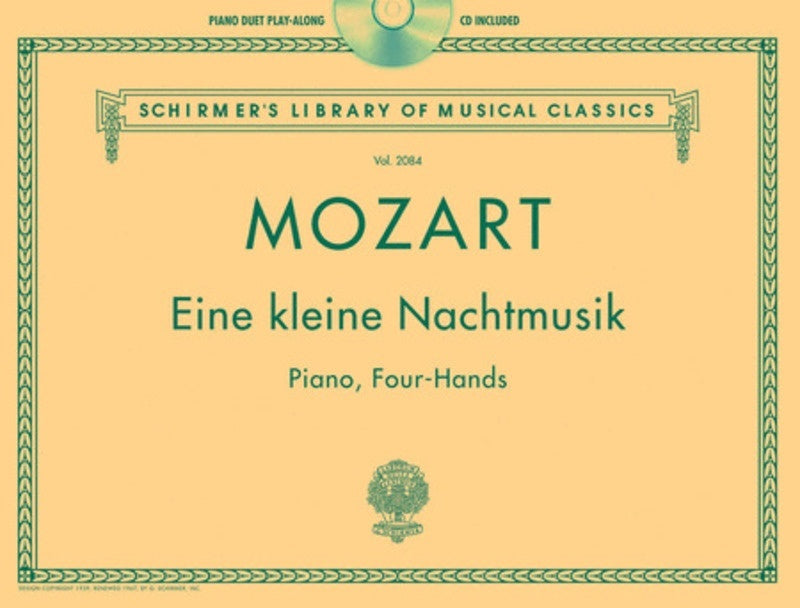 Schirmer - Eine Kleine Nachtmusik Mozart Piano Duet Book/CD