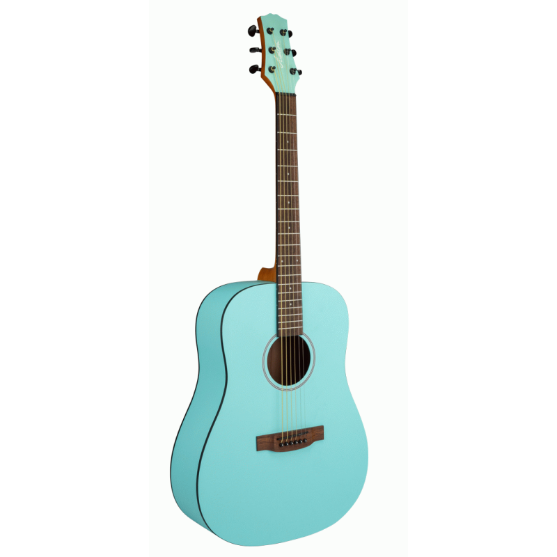 Ashton SPD30 TRP Acoustic Guitar with Gig Bag - Tropical Aqua — view 4