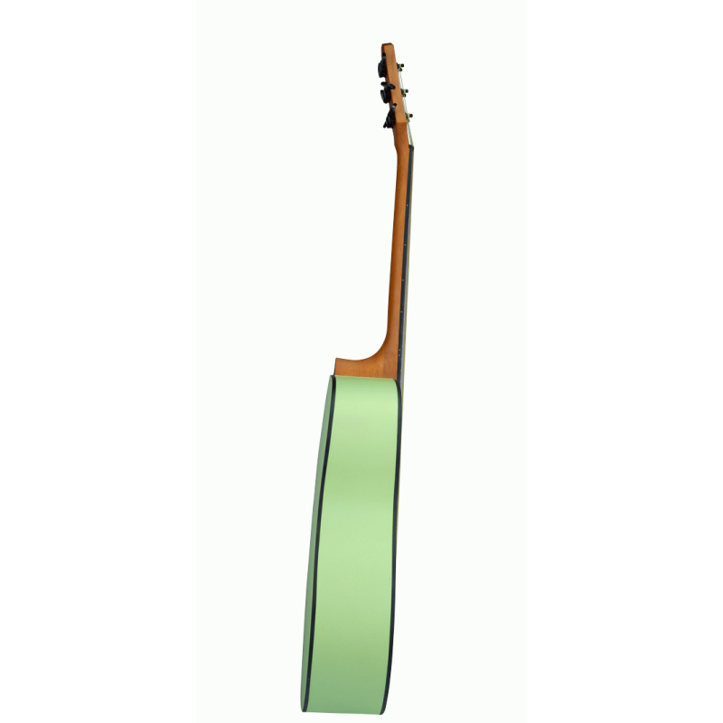 Ashton SPD30 Kiwi Green Acoustic Guitar with Gig Bag — view 3
