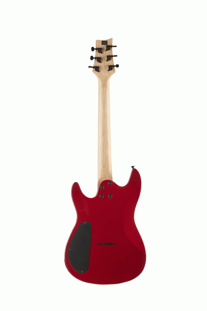 Ashton Joey Backstage RD Mini Electric Guitar (Red) — view 3