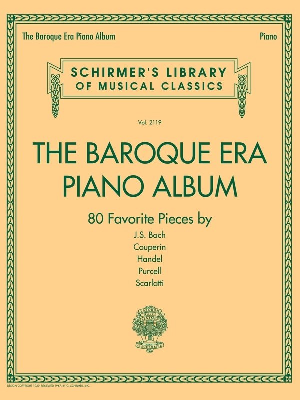 The Baroque Era Piano Album (G. Schirmer, Inc.)