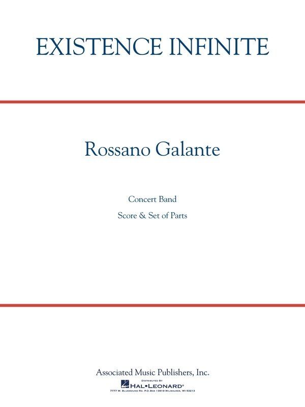 Existence Infinite for Full Ensemble - Associated Music Publishers - Duration 4:15