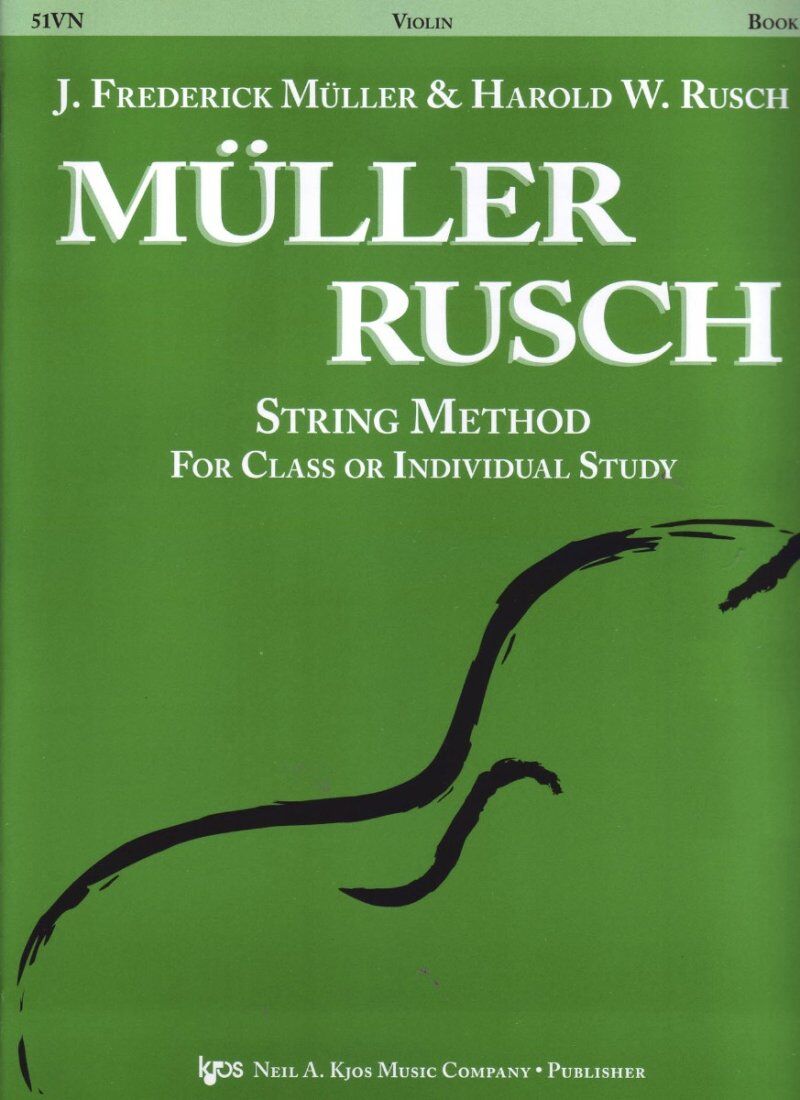 Muller-Rusch String Method Book 1 for Violin