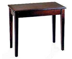 Piano Bench M312-Wood Seat Black Gloss