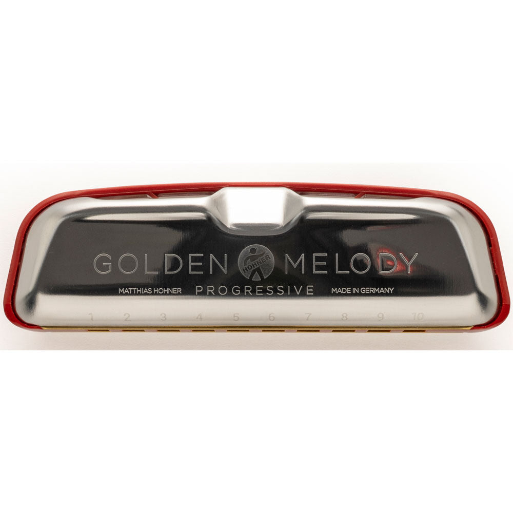 Hohner Progressive Series Golden Melody Harmonica Key of F — view 6