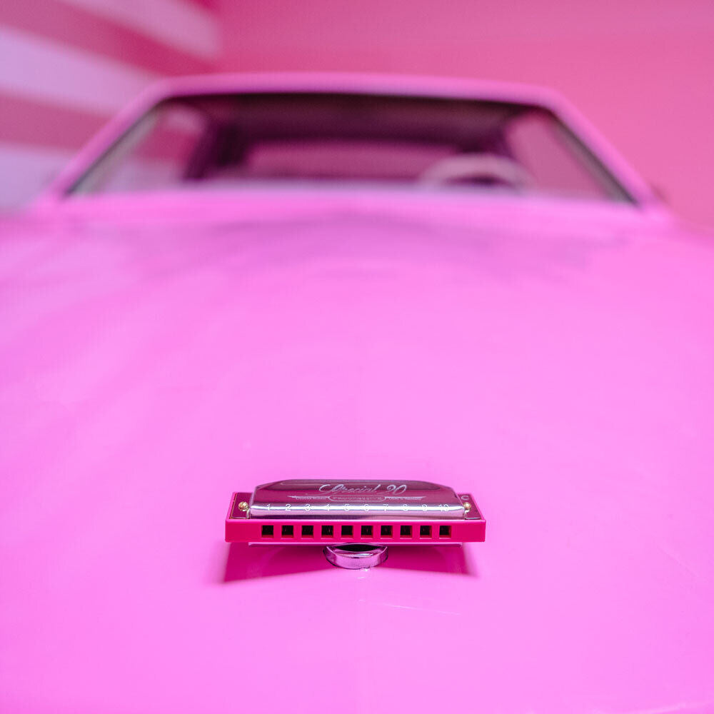 Hohner Progressive Series Limited Edition Special 20 Pink Harmonica Key of C — view 4