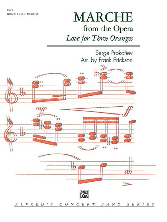 March From Opera Love For 3 Oranges Concert Band Gr 3