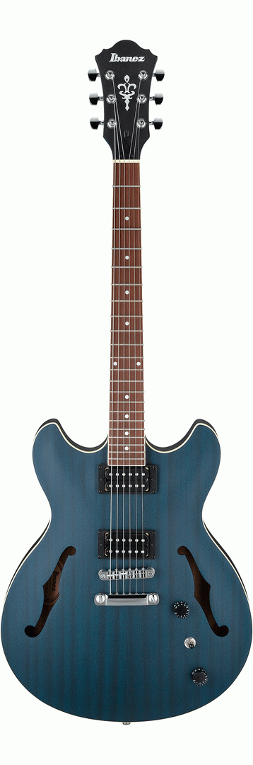 Ibanez AS53 TBF Artcore Electric Guitar (Transparent Blue Flat)
