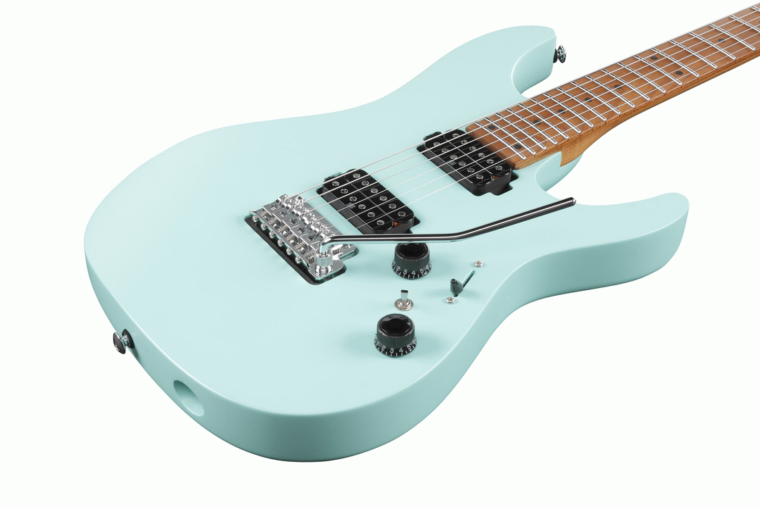 Ibanez AZ242 SFM Premium Electric Guitar W/Case (Sea Foam Green Matte) — view 4