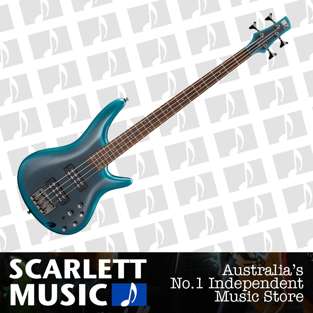 Ibanez SR300E CUB 4 String Electric Bass Guitar Cerulean Aqua Burst — view 2