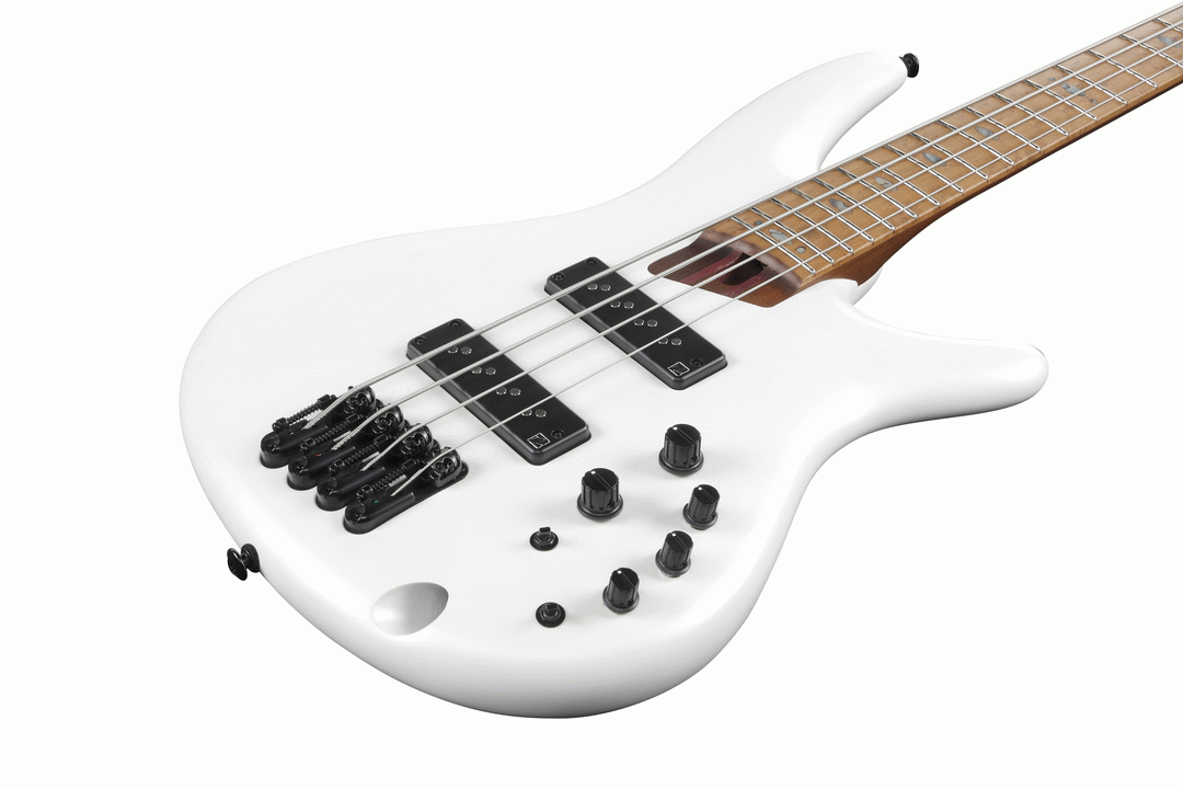 Ibanez SR1100B PWM Premium Electric Bass (Pearl White Matte) — view 4