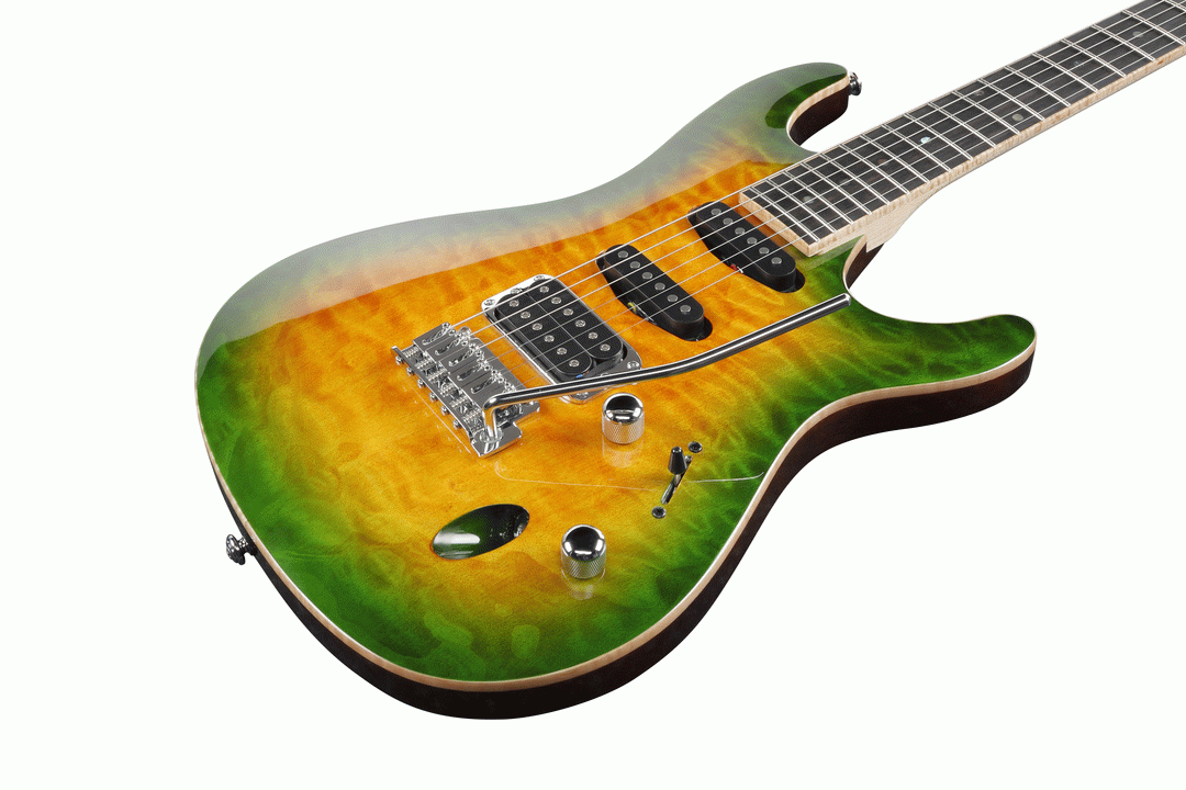 Ibanez SA460QMW TQB Electric Guitar (Tropical Squash Burst) — view 4