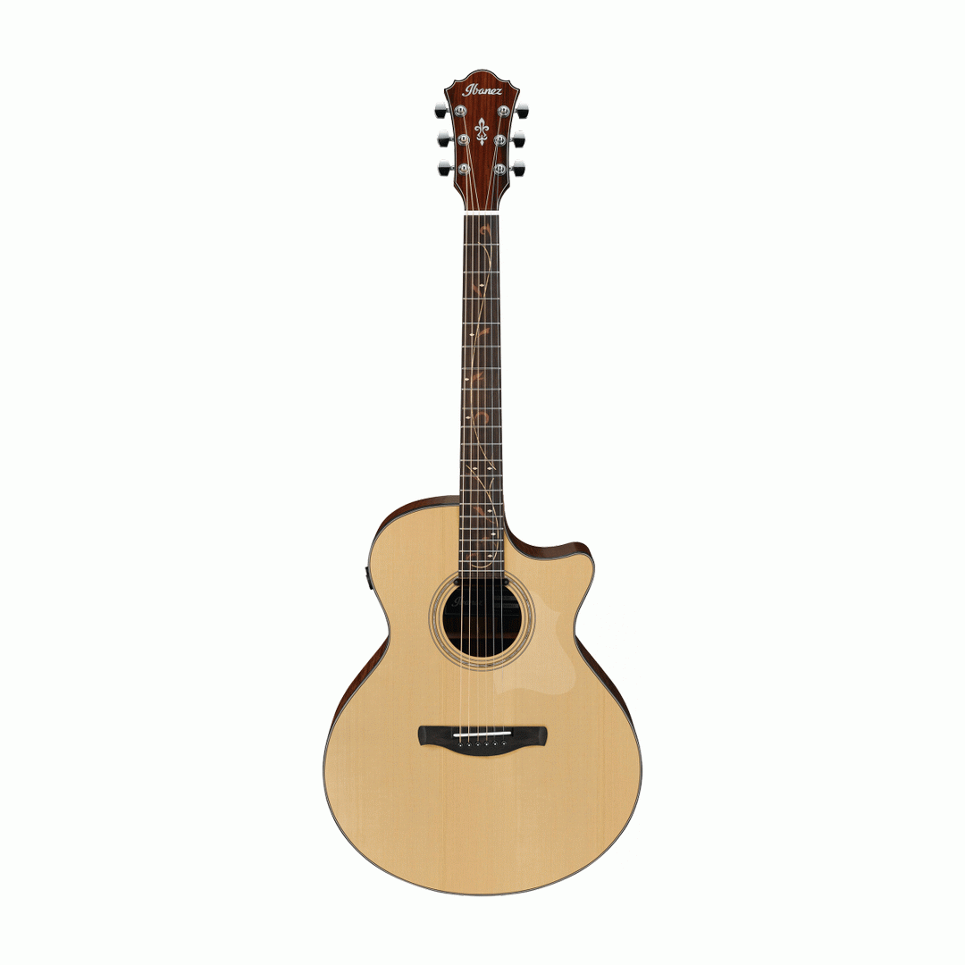 Ibanez AE275 LGS Acoustic-Electric Guitar (Natural Low Gloss)