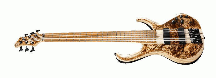 Ibanez BTB846V ABL Electric 6-String Bass (Antique Brown Stained Low Gloss) — view 2