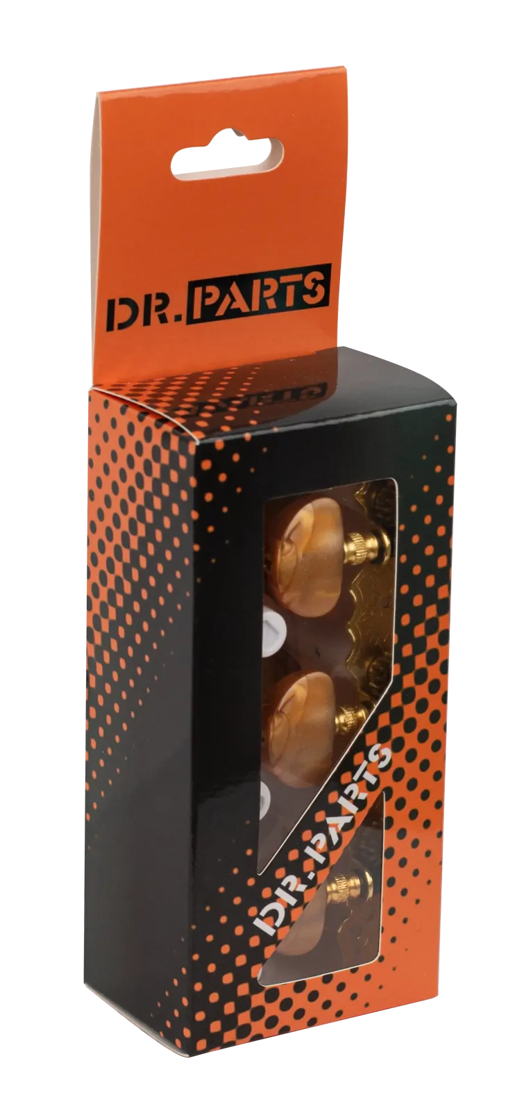 Dr Parts 613 Classical Machine Head Set 35mm 3-A-Side Gold Plated — view 2