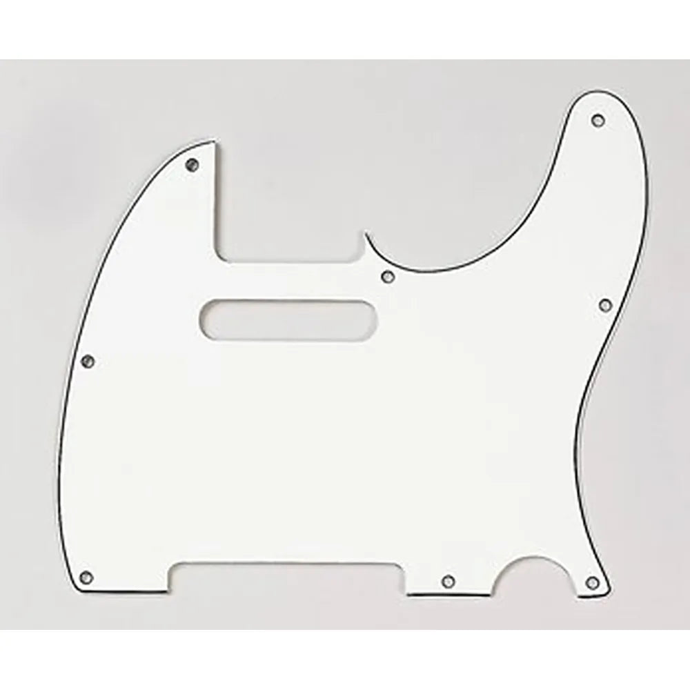 Pickboy T-type 1Ply White Electric Guitar Pickguard
