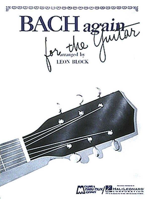 Bach Again For Guitar Arr Block
