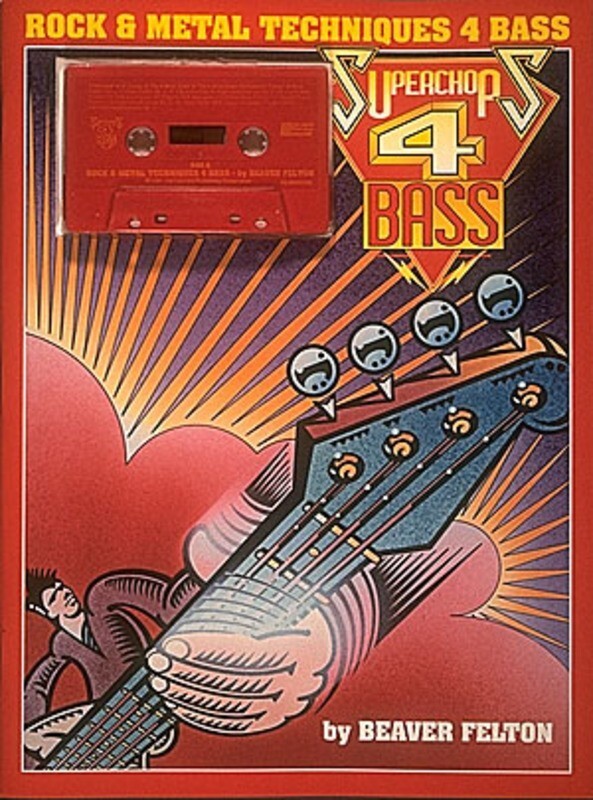 Super Chops Rock And Metal Tech For Bass Book/Cass