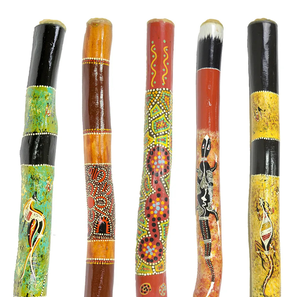 Didgeridoo Hand-painted Eucalypt 0.9m-1m Aboriginal Instrument