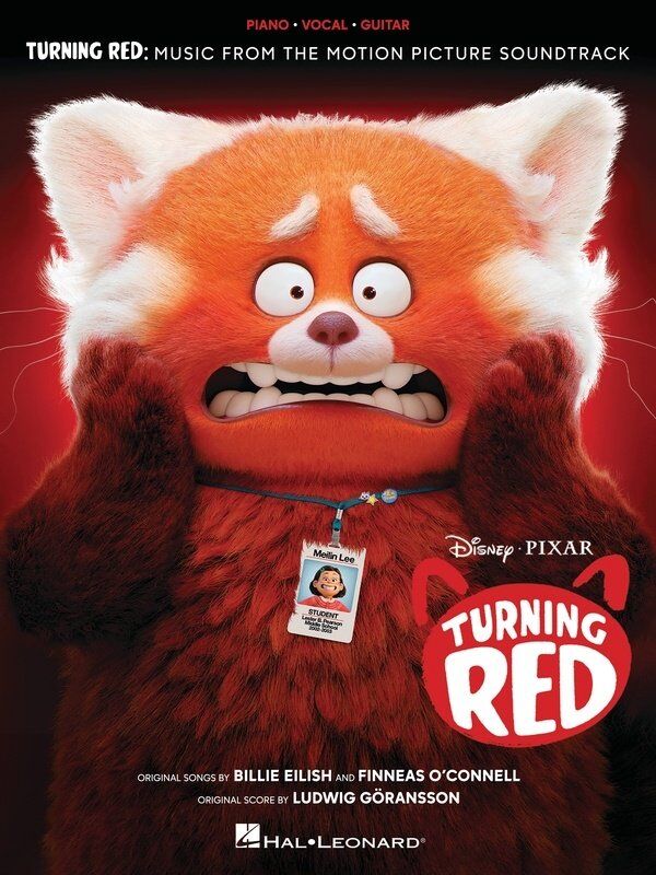 Turning Red Music from the Movie Soundtrack PVG - Hal Leonard, 40 Pages, Piano/Vocal/Guitar, Includes 10 Songs and Full-Color Scenes