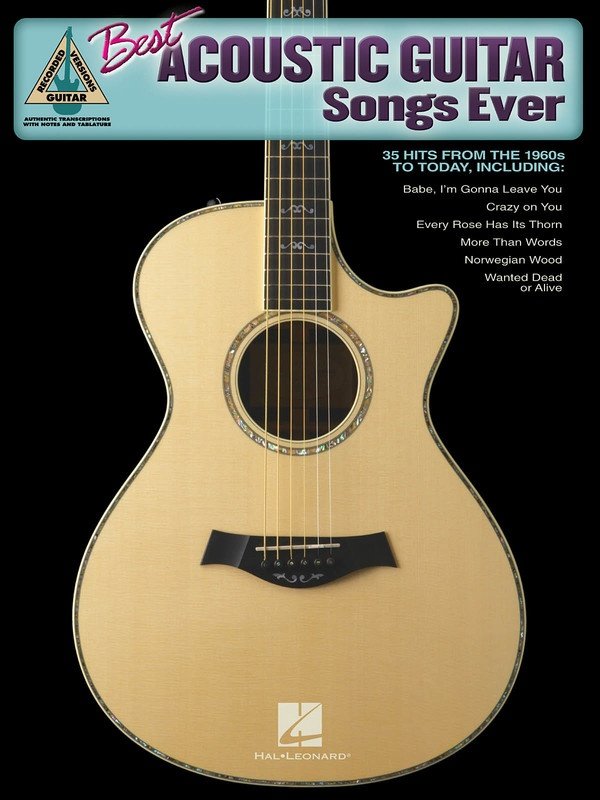 Best Acoustic Guitar Songs Ever Gtr Tab (Hal Leonard)