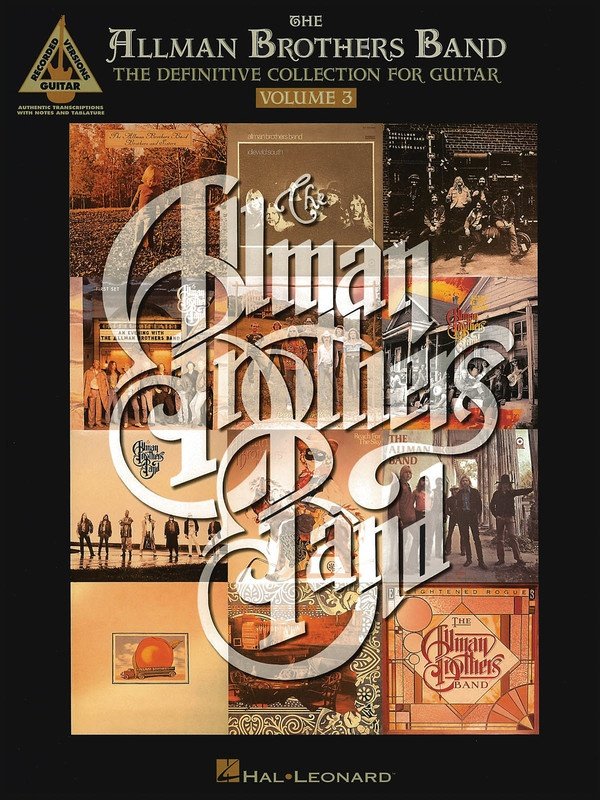 Allman Brothers Band: Definitive Collection for Guitar, Vol. 3 — Guitar TAB (Hal Leonard)