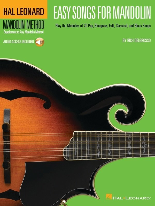Easy Songs for Mandolin — Book & Online Audio (Hal Leonard)