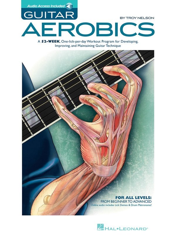 Guitar Aerobics: 52-Week One-Lick-Per-Day Workout — Book & Online Audio (Hal Leonard)