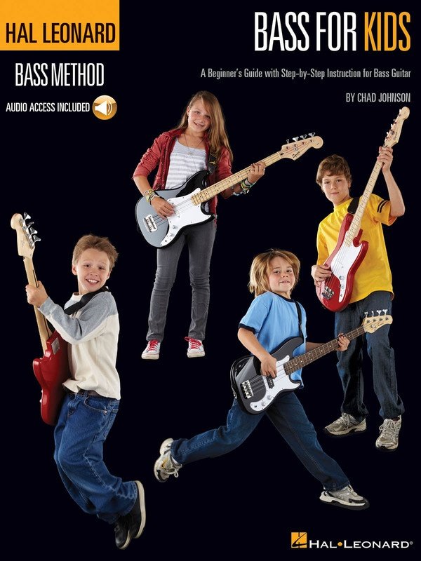 Bass for Kids — Bass TAB, Book & Online Audio — Hal Leonard Bass Method (Hal Leonard)