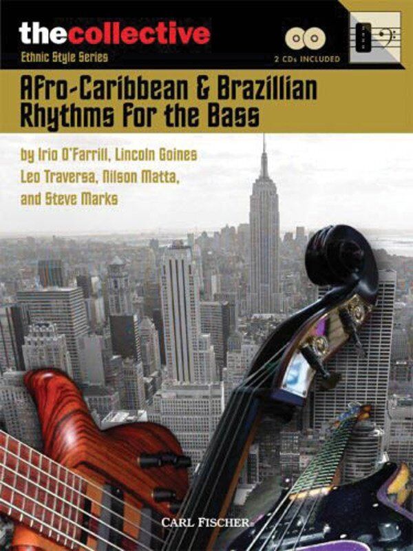 Afro-Caribbean & Brazilian Rhythms Instructional Book with CD for Bass Guitar