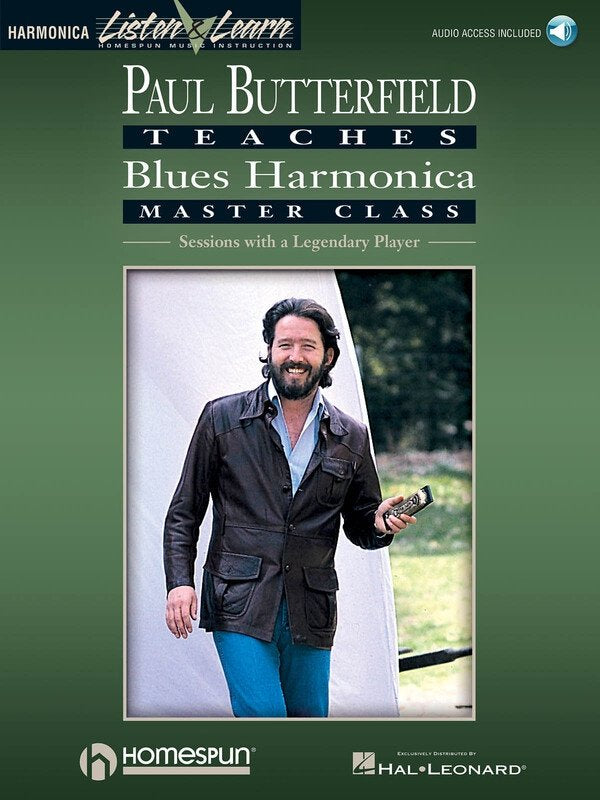Butterfield Blues Harmonica Master Class — Book/Online Audio (Homespun)