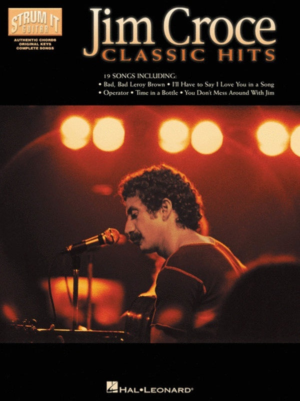 Jim Croce - Classic Hits Lyrics/Chords Strum It (Softcover Book)