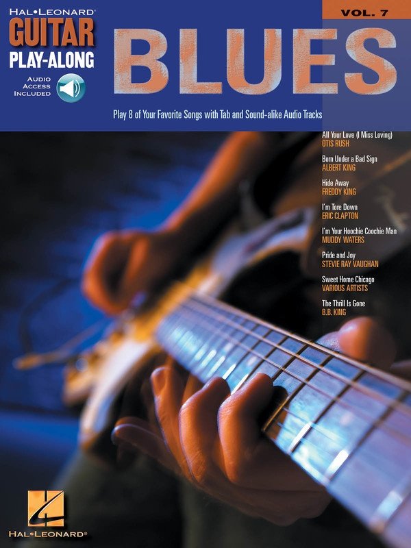 Guitar Play-Along Vol. 7: Blues Guitar — TAB Book/Online Audio (Hal Leonard)