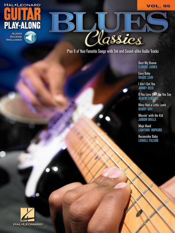 Guitar Play-Along Vol. 95: Blues Classics — TAB Book/Online Audio (Hal Leonard)
