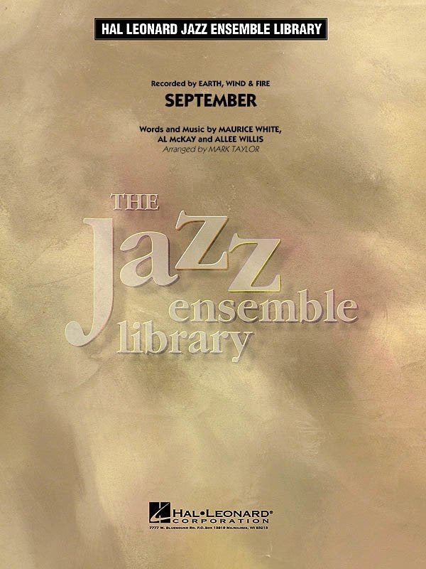 September — Jazz Ensemble Grade 4 Score & Parts (Hal Leonard Jazz Ensemble Library)