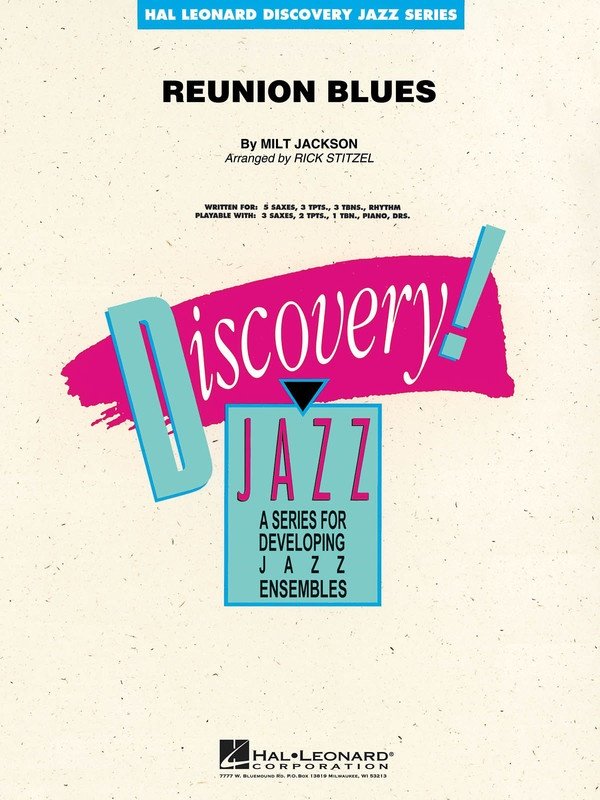 Reunion Blues — Jazz Ensemble Grade 1.5 Score & Parts (Hal Leonard Discovery Jazz)