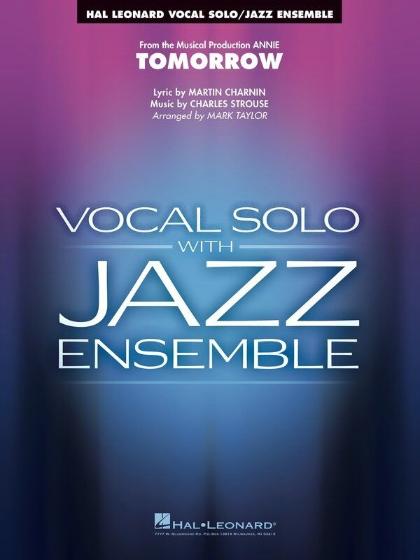 Tomorrow (from Annie) Voje3-4 Sc/Pts Hal Leonard Vocal Solo/Jazz Ensemble Series