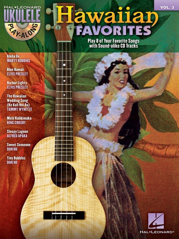 Hawaiian Favourites — Ukulele Play-Along Vol. 3 Book/CD (Hal Leonard)