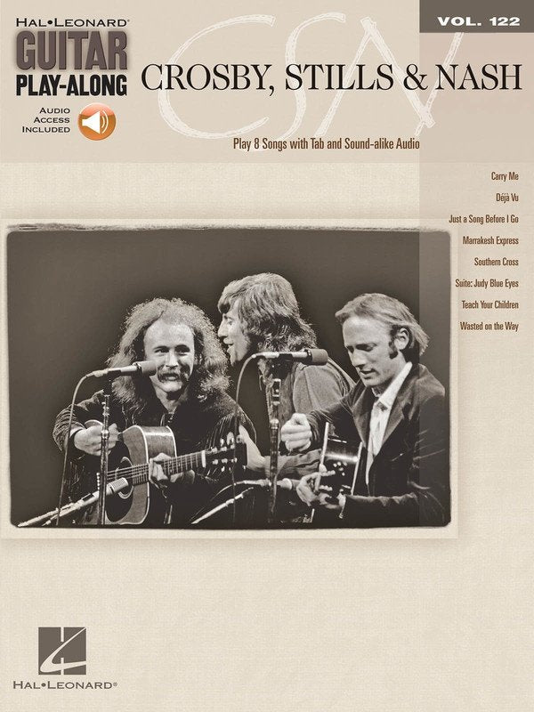Crosby, Stills & Nash — Guitar Play-Along Vol. 12 Book/CD (Hal Leonard)