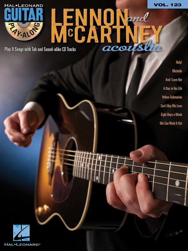 Lennon & McCartney — Guitar Play-Along Vol. 123 Book/CD (Hal Leonard)