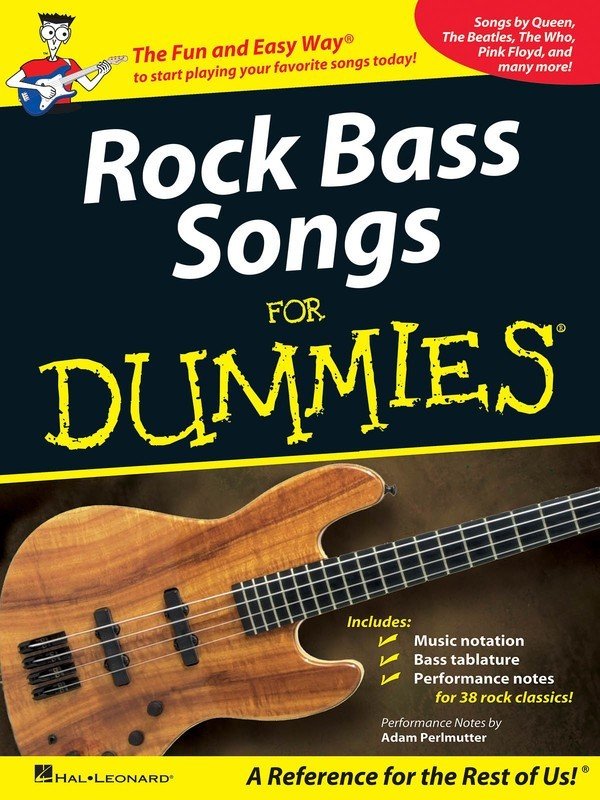 Rock Bass Songs for Dummies — Bass TAB (Hal Leonard)